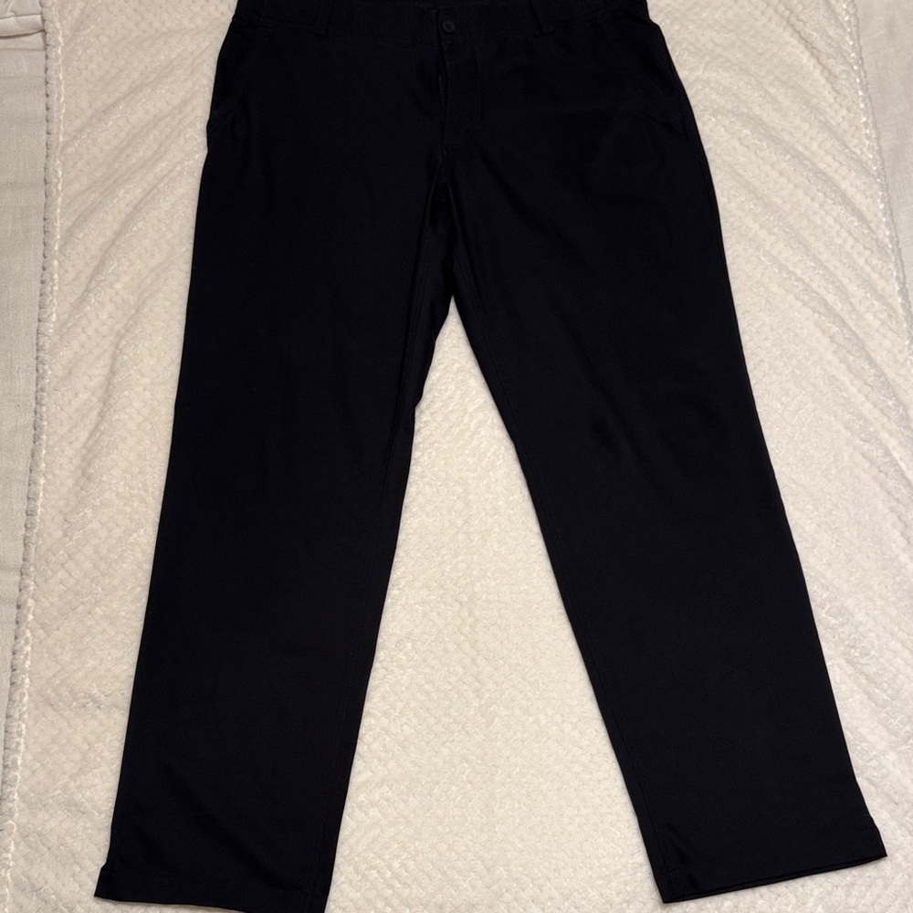 👖 Men’s Nike Dri-Fit Golf Pants – Black – Size 36x32 - Picture 2 of 15